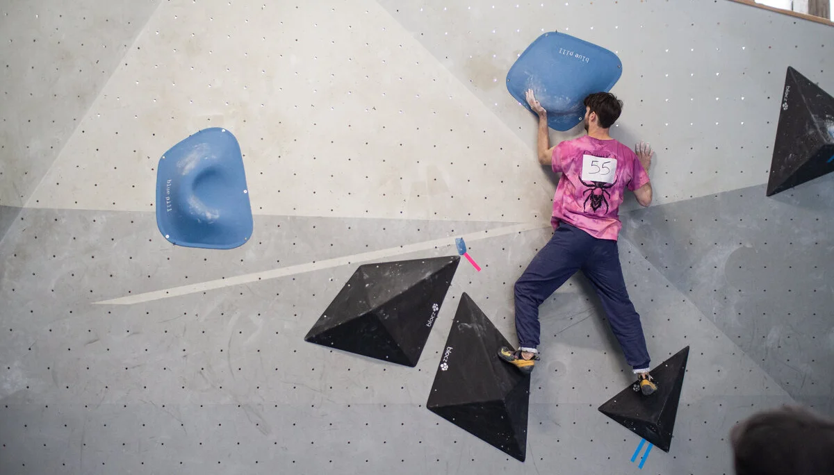 Landesmeisterschaft_Bouldern_Berlin_Sachsen_2022_Finale_Jugend_A_Erwachsene | © Kilian Dorner