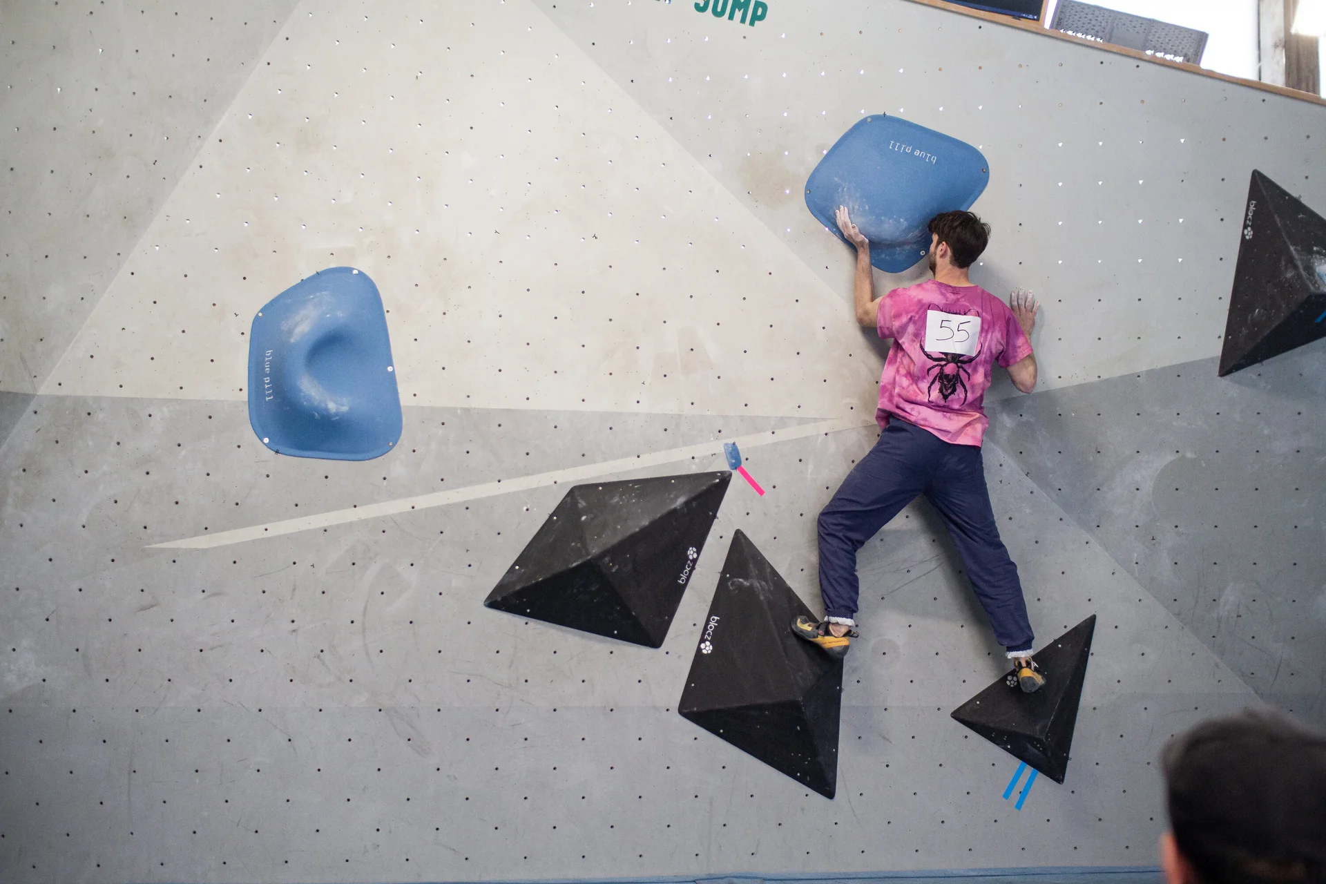 Landesmeisterschaft_Bouldern_Berlin_Sachsen_2022_Finale_Jugend_A_Erwachsene | © Kilian Dorner