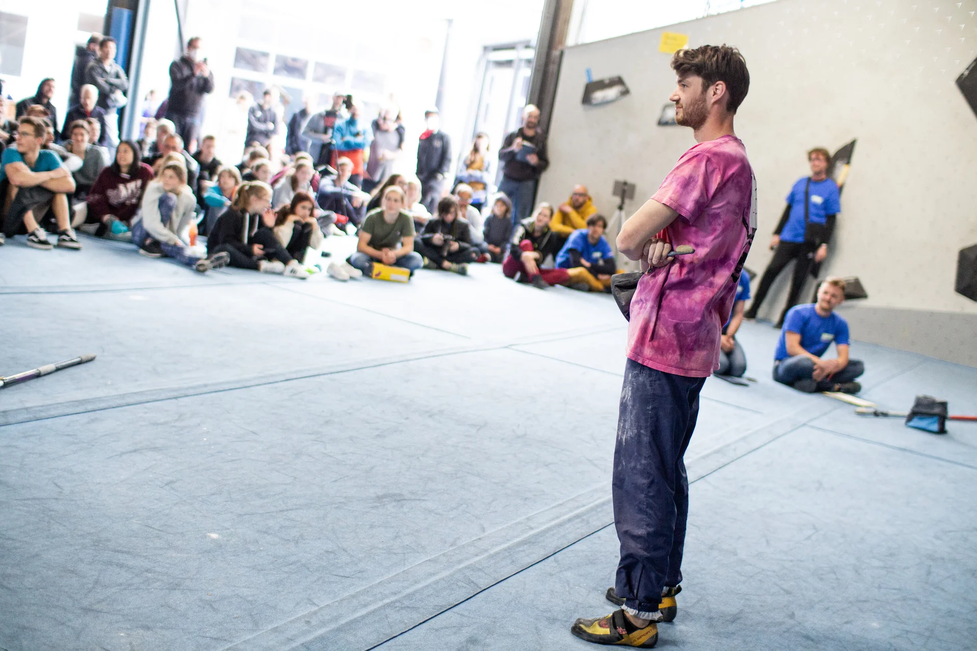 Landesmeisterschaft_Bouldern_Berlin_Sachsen_2022_Finale_Jugend_A_Erwachsene | © Kilian Dorner