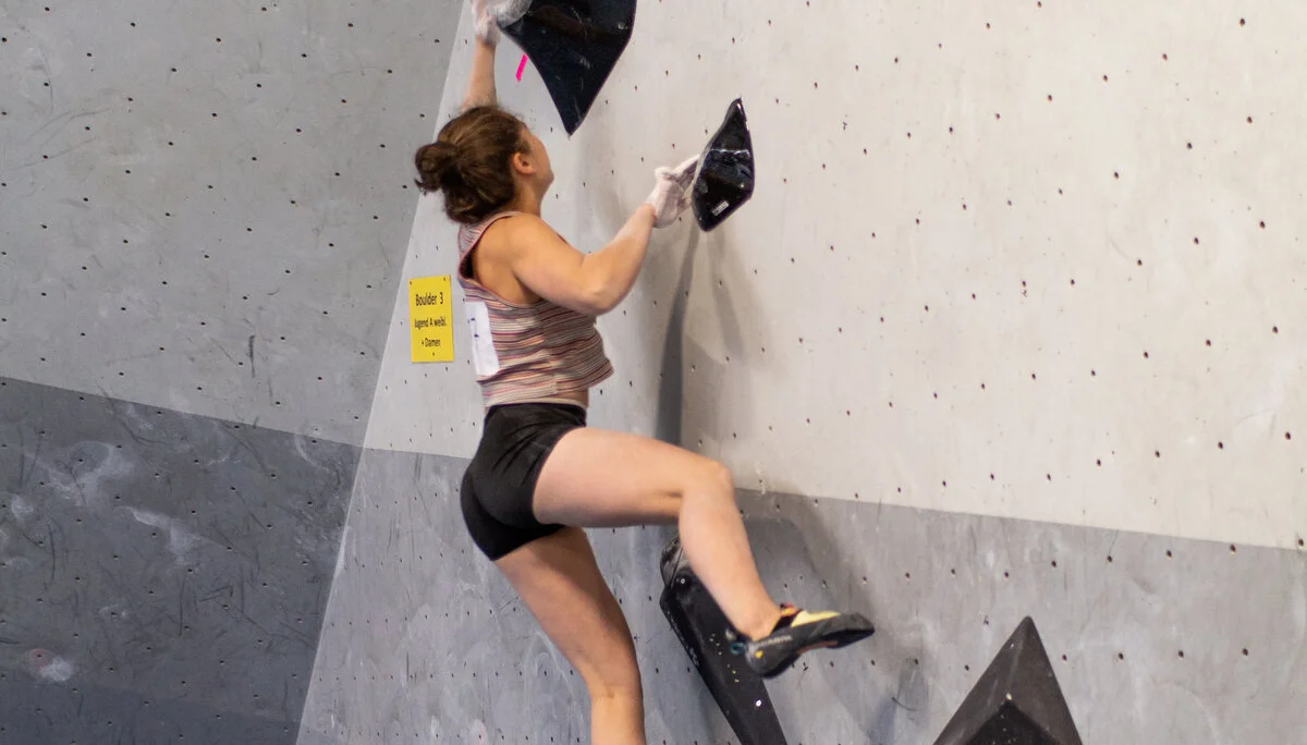 Landesmeisterschaft_Bouldern_Berlin_Sachsen_2022_Finale_Jugend_A_Erwachsene | © Kilian Dorner