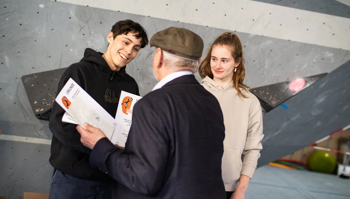 Landesmeisterschaft_Bouldern_Berlin_Sachsen_2022_Finale_Jugend_A_Erwachsene | © Kilian Dorner