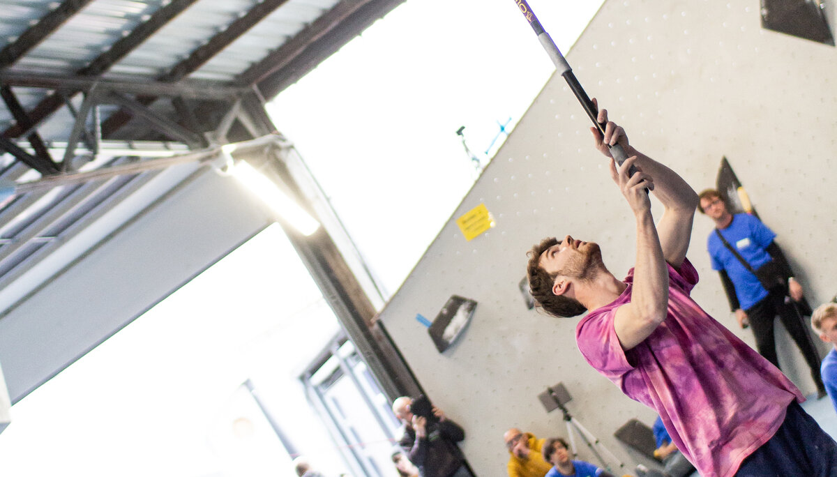 Landesmeisterschaft_Bouldern_Berlin_Sachsen_2022_Finale_Jugend_A_Erwachsene | © Kilian Dorner Landesmeisterschaft_Bouldern_Berlin_Sachsen_2022_Finale_Jugend_A_Erwachsene | © Kilian Dorner