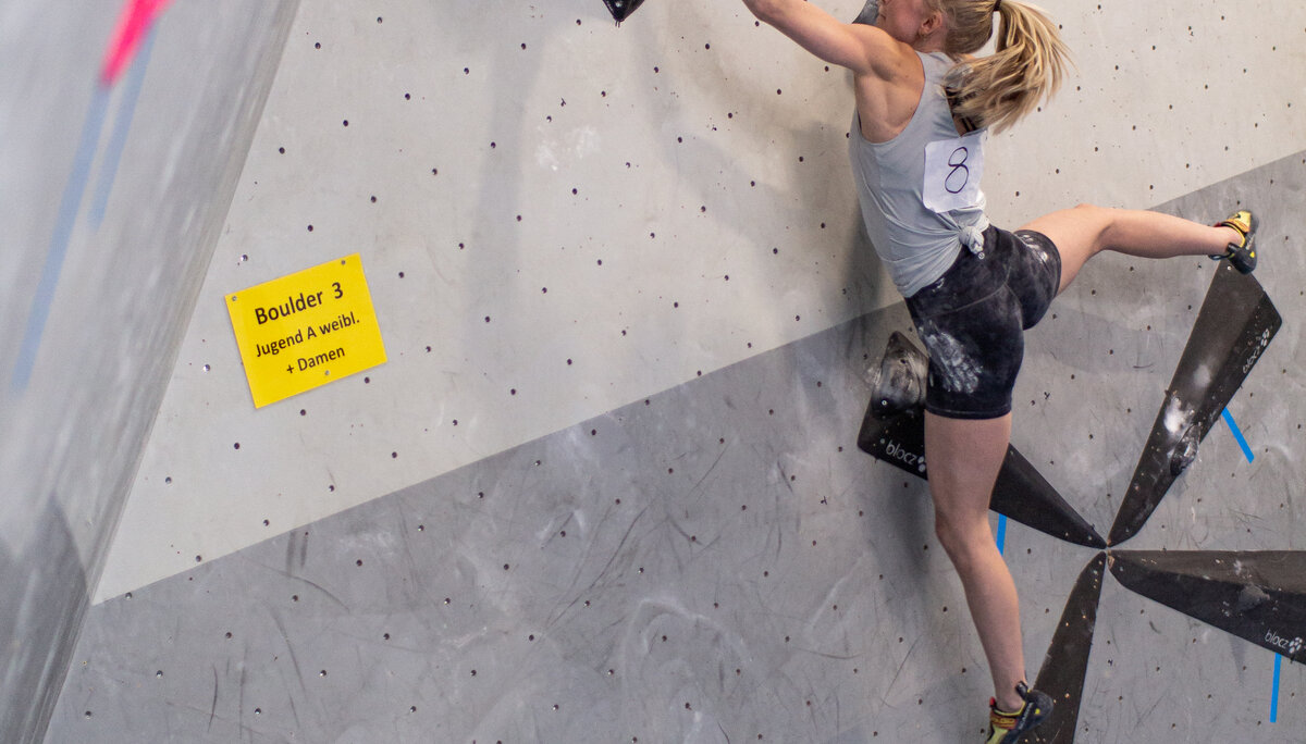 Landesmeisterschaft_Bouldern_Berlin_Sachsen_2022_Finale_Jugend_A_Erwachsene | © Kilian Dorner Landesmeisterschaft_Bouldern_Berlin_Sachsen_2022_Finale_Jugend_A_Erwachsene | © Kilian Dorner