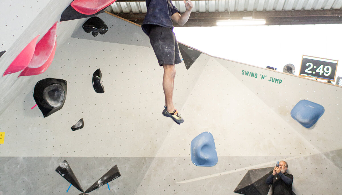 Landesmeisterschaft_Bouldern_Berlin_Sachsen_2022_Finale_Jugend_A_Erwachsene | © Kilian Dorner Landesmeisterschaft_Bouldern_Berlin_Sachsen_2022_Finale_Jugend_A_Erwachsene | © Kilian Dorner