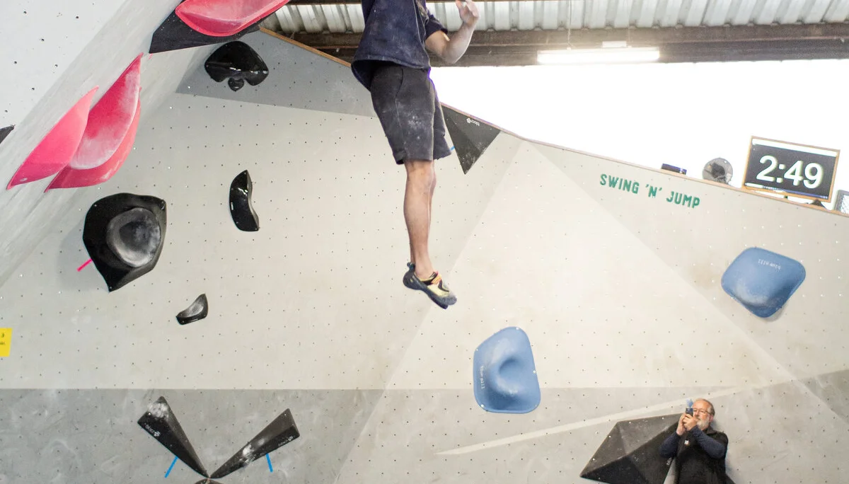 Landesmeisterschaft_Bouldern_Berlin_Sachsen_2022_Finale_Jugend_A_Erwachsene | © Kilian Dorner