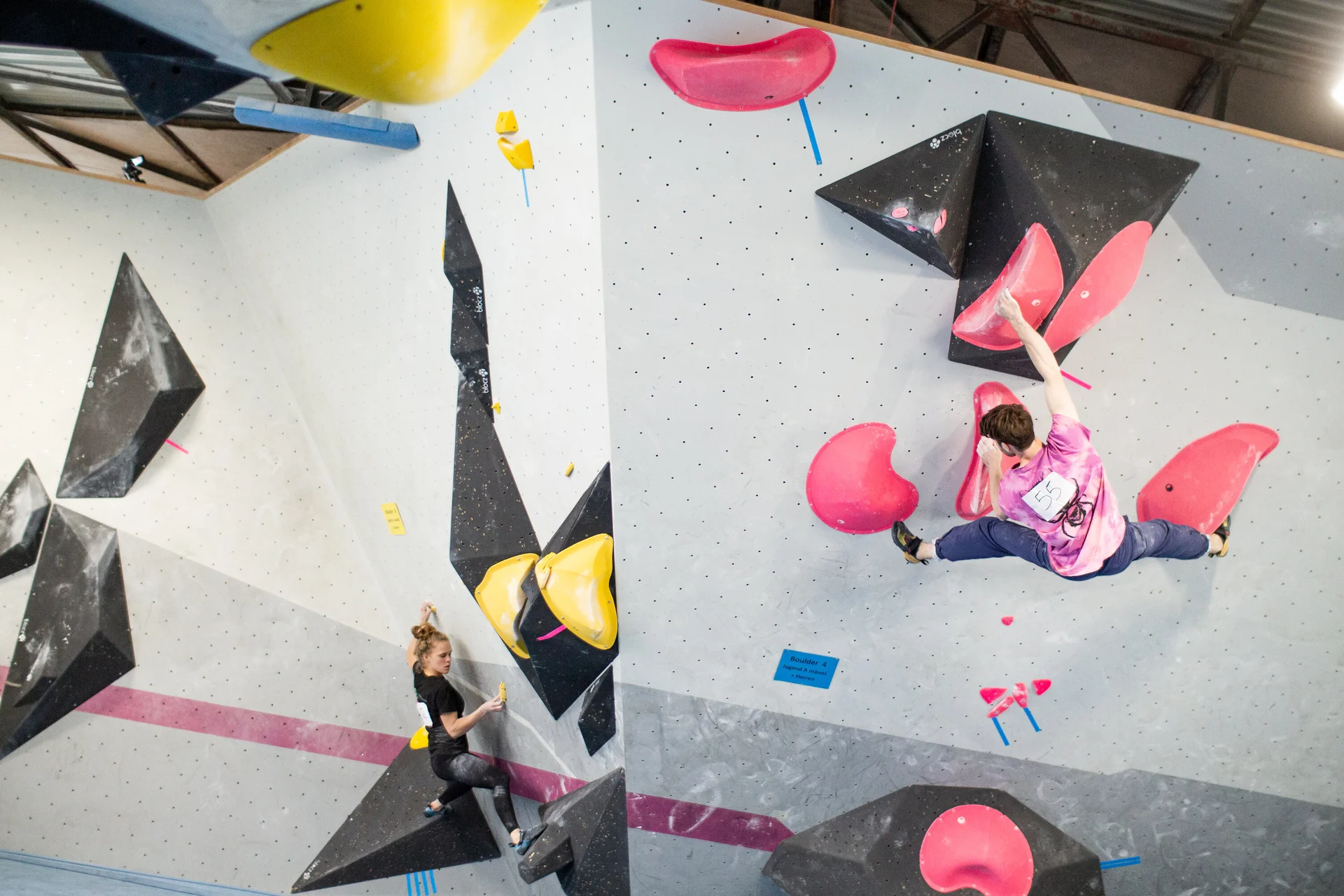 Landesmeisterschaft_Bouldern_Berlin_Sachsen_2022_Finale_Jugend_A_Erwachsene | © Kilian Dorner