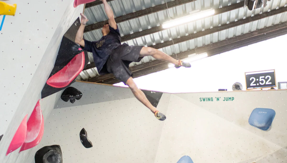 Landesmeisterschaft_Bouldern_Berlin_Sachsen_2022_Finale_Jugend_A_Erwachsene | © Kilian Dorner