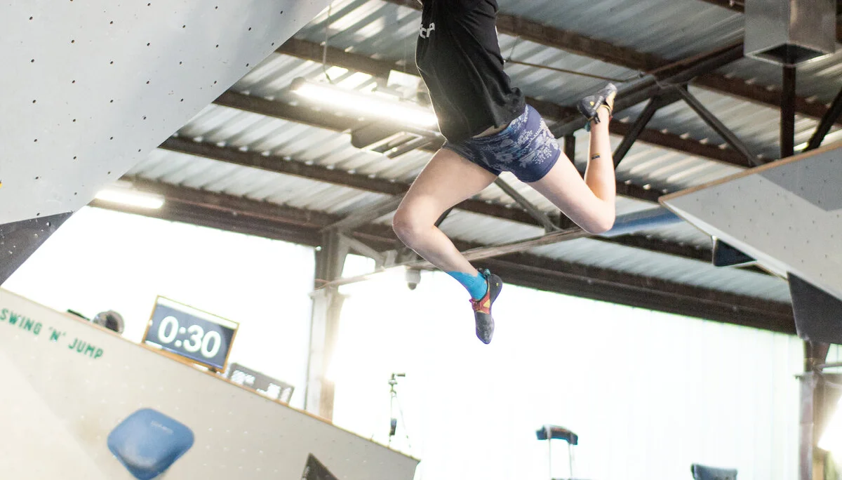 Landesmeisterschaft_Bouldern_Berlin_Sachsen_2022_Finale_Jugend_A_Erwachsene | © Kilian Dorner