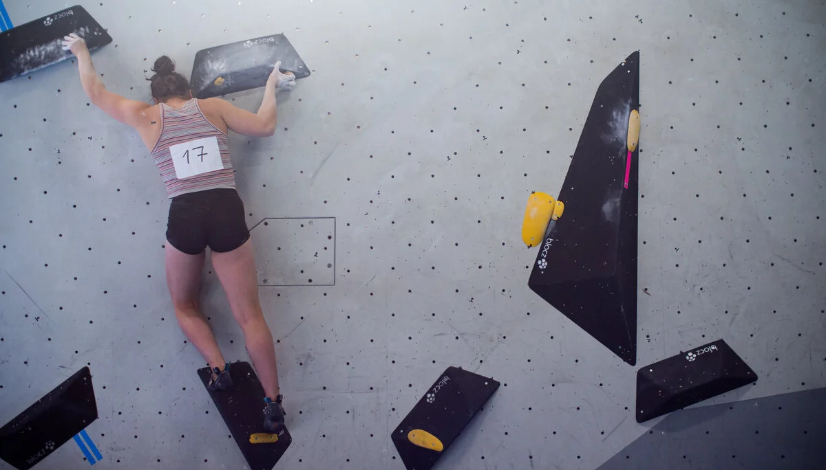 Landesmeisterschaft_Bouldern_Berlin_Sachsen_2022_Finale_Jugend_A_Erwachsene | © Kilian Dorner