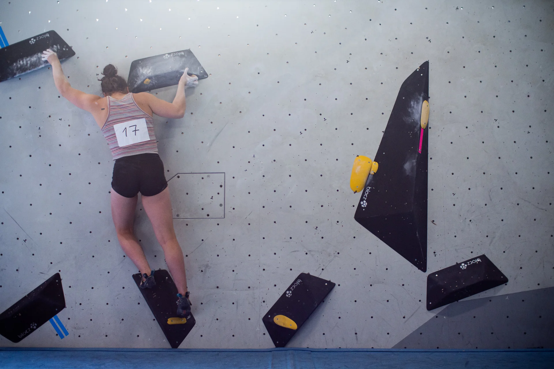 Landesmeisterschaft_Bouldern_Berlin_Sachsen_2022_Finale_Jugend_A_Erwachsene | © Kilian Dorner