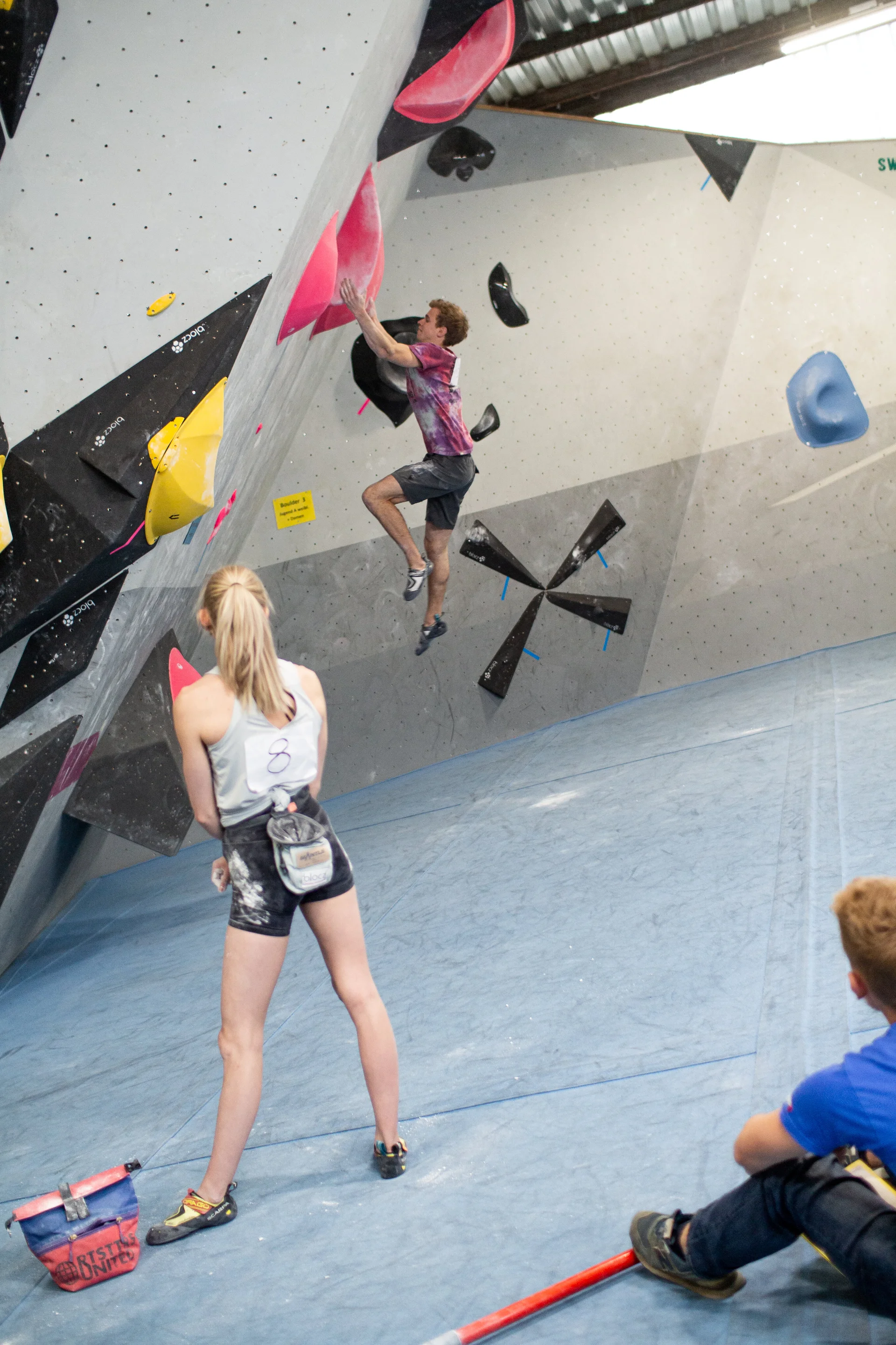 Landesmeisterschaft_Bouldern_Berlin_Sachsen_2022_Finale_Jugend_A_Erwachsene | © Kilian Dorner