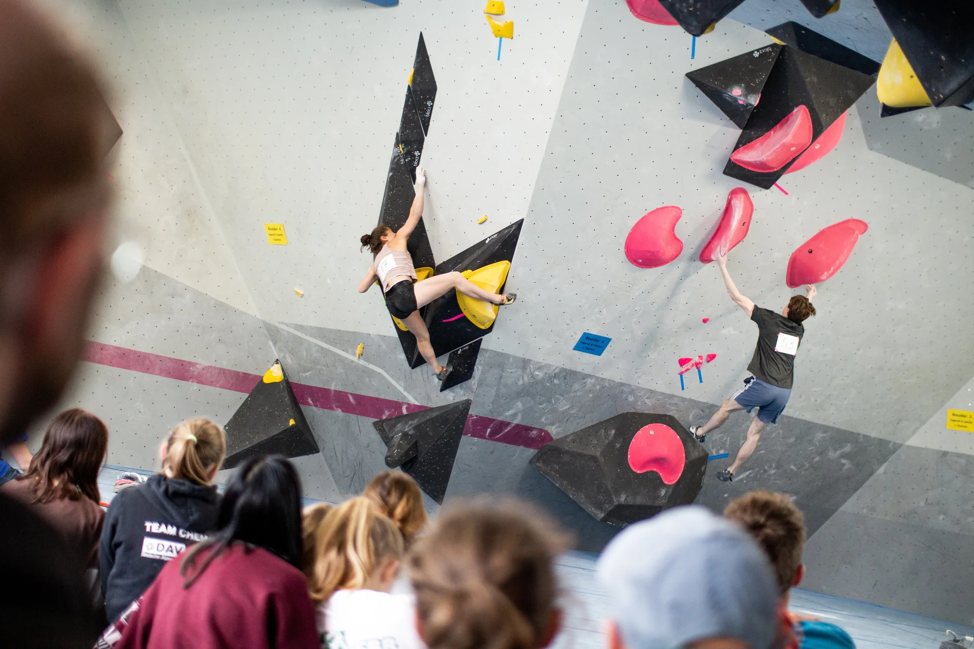 Landesmeisterschaft_Bouldern_Berlin_Sachsen_2022_Finale_Jugend_A_Erwachsene | © Kilian Dorner