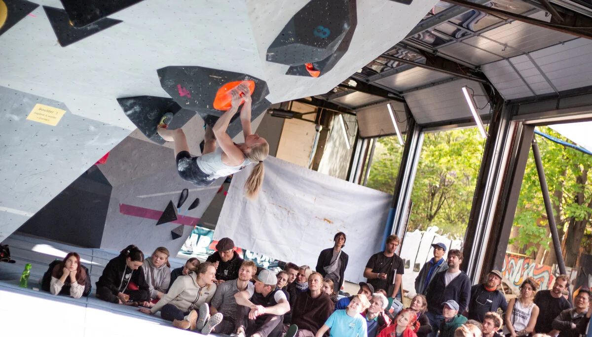 Landesmeisterschaft_Bouldern_Berlin_Sachsen_2022_Finale_Jugend_A_Erwachsene | © Kilian Dorner