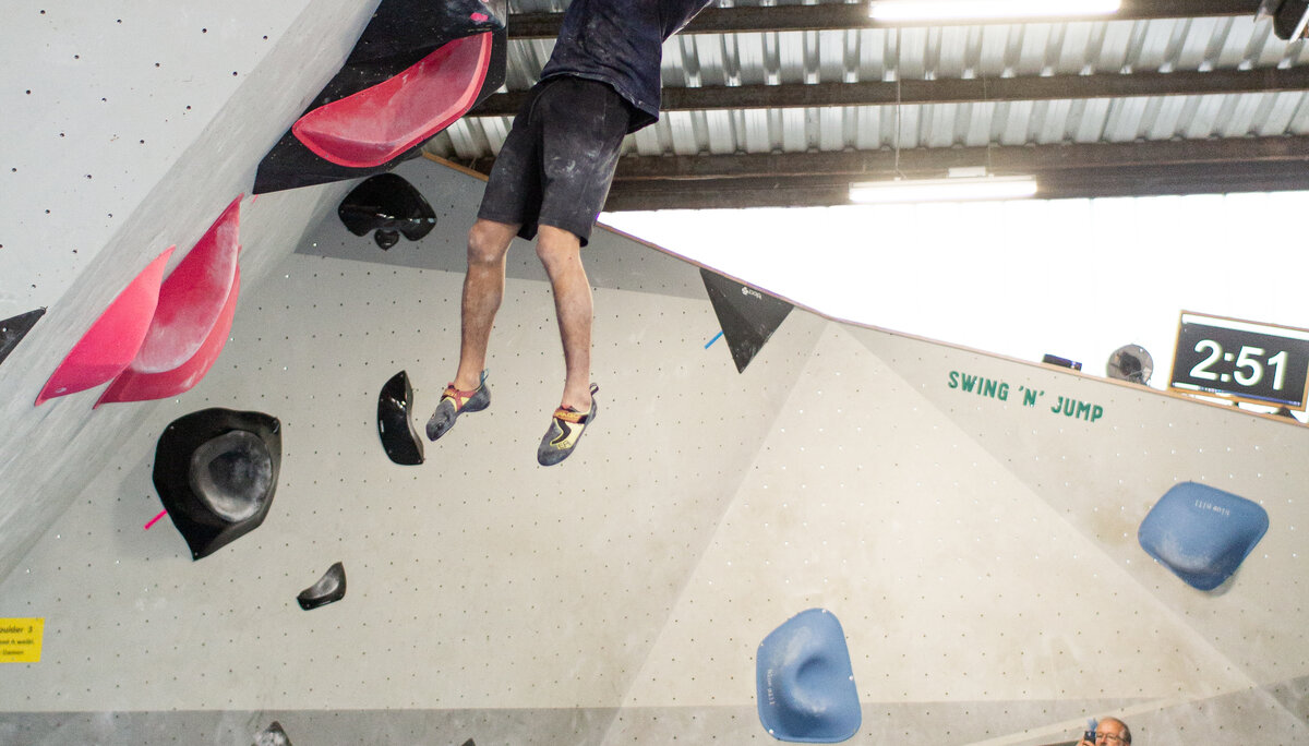Landesmeisterschaft_Bouldern_Berlin_Sachsen_2022_Finale_Jugend_A_Erwachsene | © Kilian Dorner Landesmeisterschaft_Bouldern_Berlin_Sachsen_2022_Finale_Jugend_A_Erwachsene | © Kilian Dorner