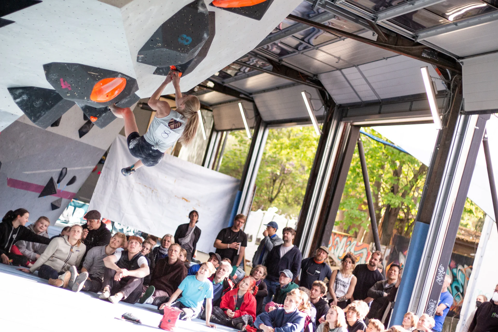 Landesmeisterschaft_Bouldern_Berlin_Sachsen_2022_Finale_Jugend_A_Erwachsene | © Kilian Dorner