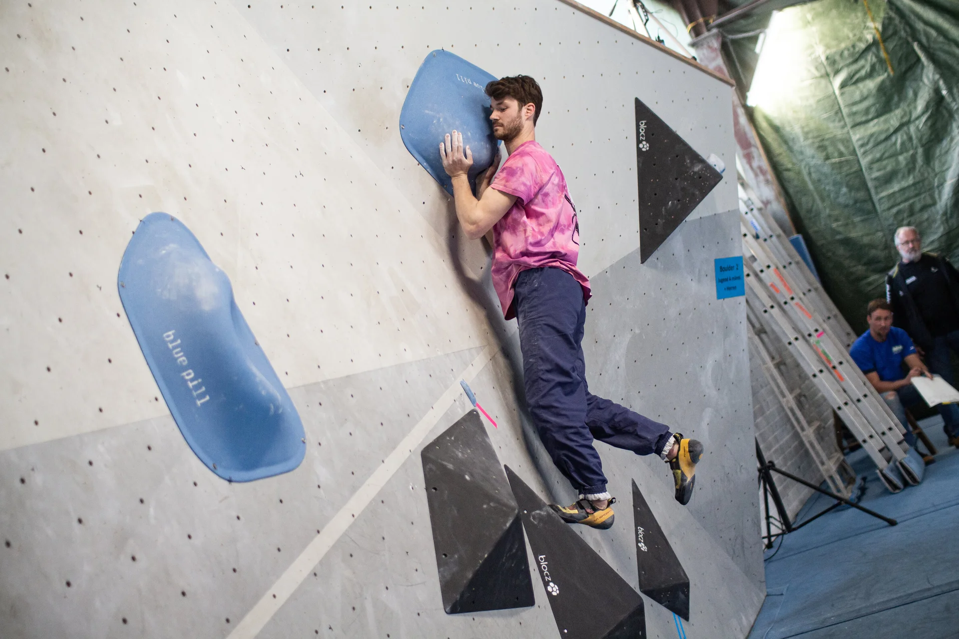 Landesmeisterschaft_Bouldern_Berlin_Sachsen_2022_Finale_Jugend_A_Erwachsene | © Kilian Dorner