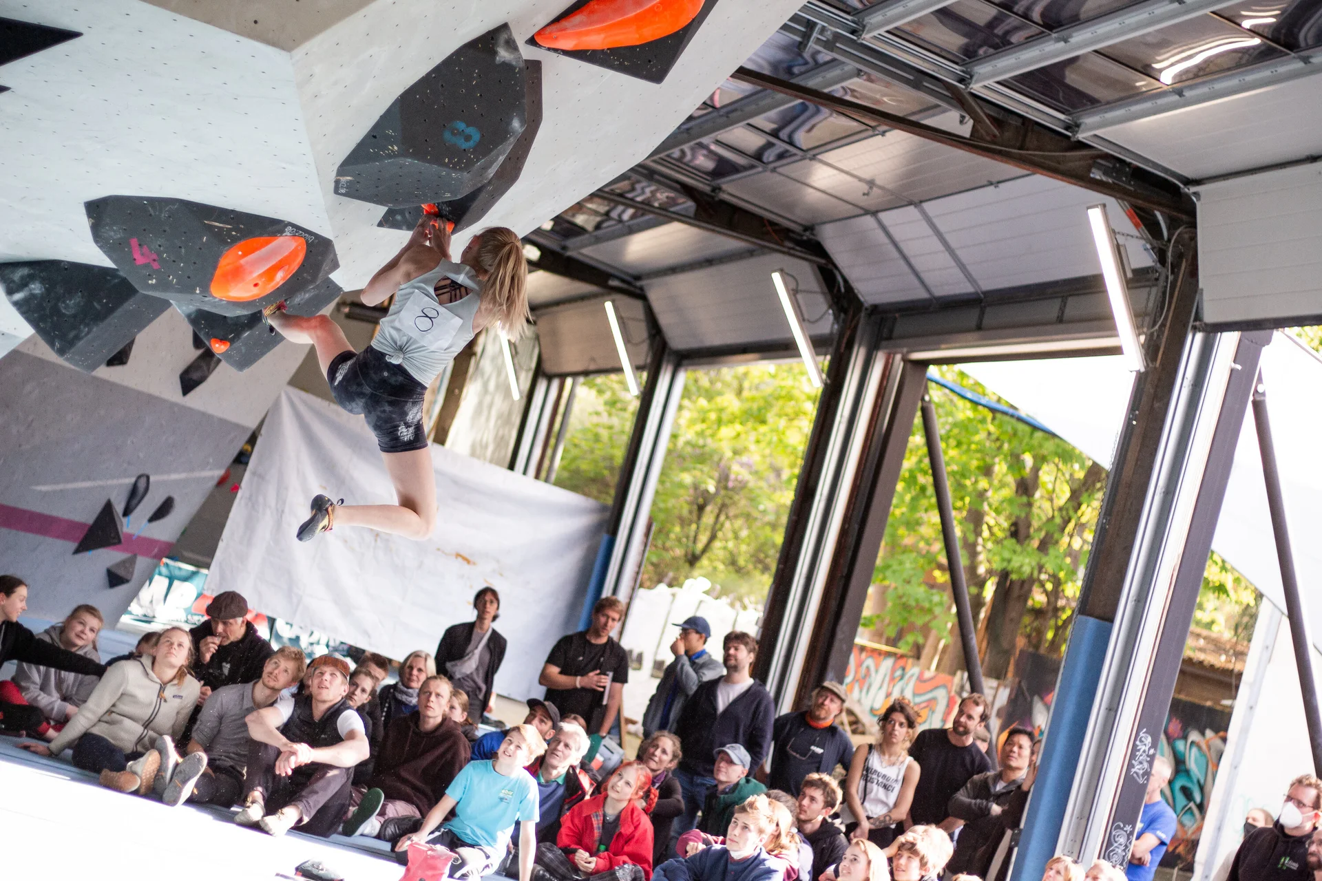 Landesmeisterschaft_Bouldern_Berlin_Sachsen_2022_Finale_Jugend_A_Erwachsene | © Kilian Dorner