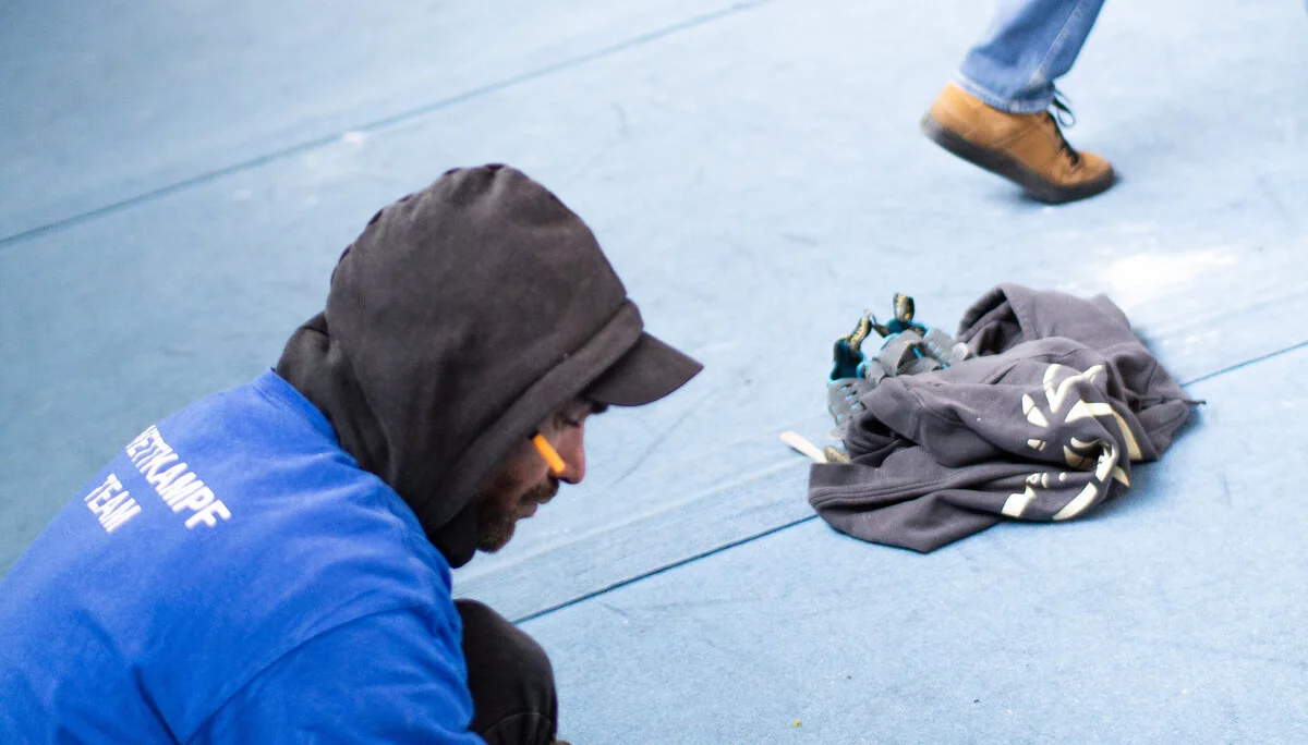 Landesmeisterschaft_Bouldern_Berlin_Sachsen_2022_Offizielle | © Kilian Dorner