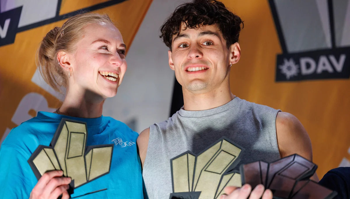 Lucia und Elias - Deutsche Meisterschaft Bouldern 2025 | © Marco Kost / DAV