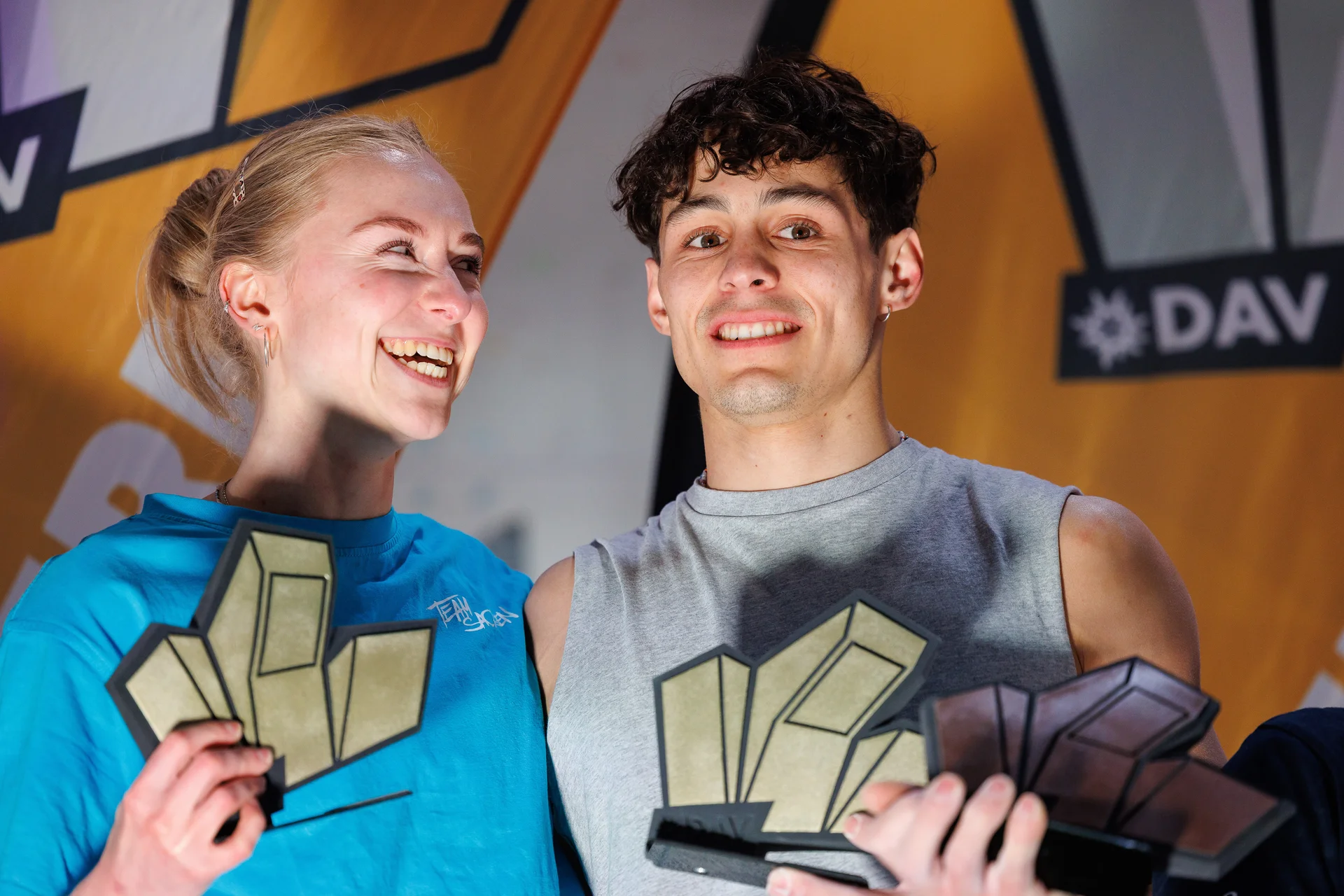 Lucia und Elias - Deutsche Meisterschaft Bouldern 2025 | © Marco Kost / DAV