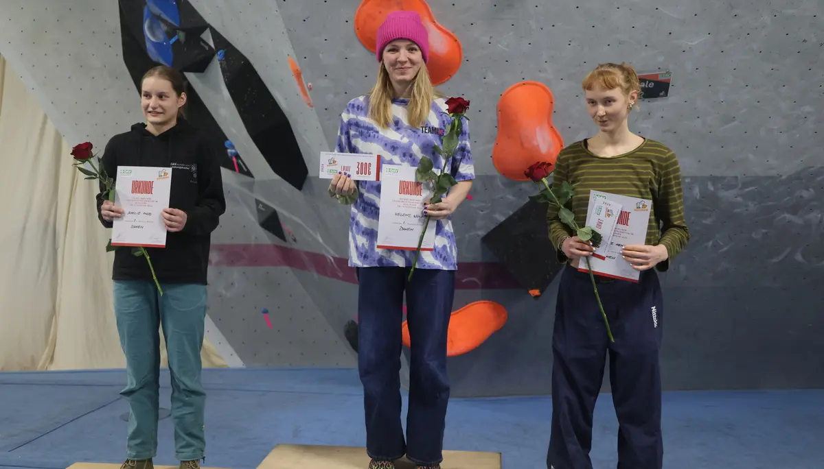 Tagessiegerinnen Damen | © DAV Landesverband Berlin