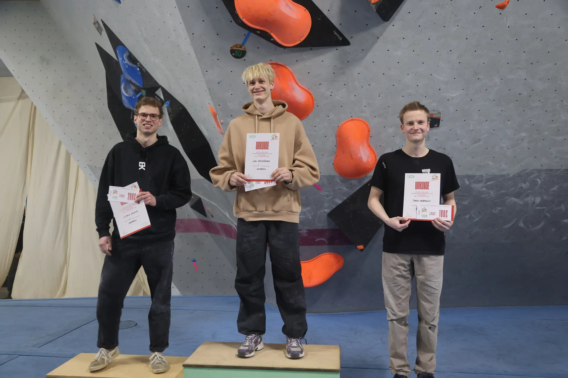 Tagessieger Herren | © DAV Landesverband Berlin