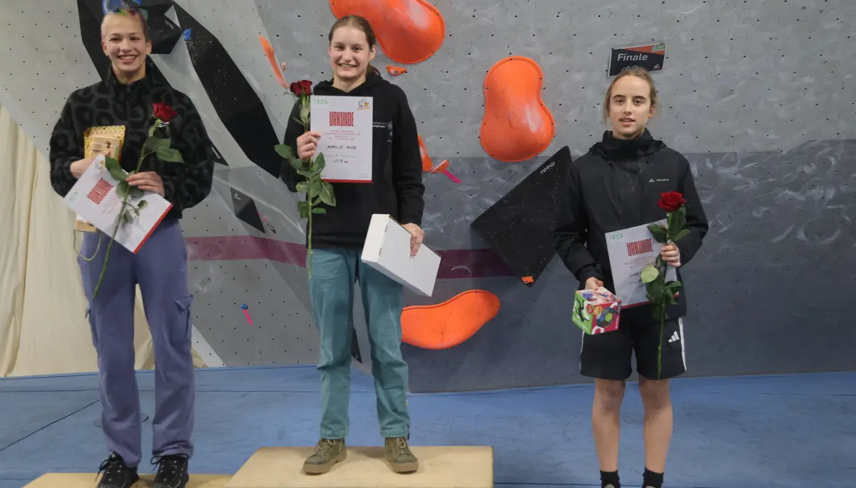 Tagessiegerinnen U17w | © DAV Landesverband Berlin