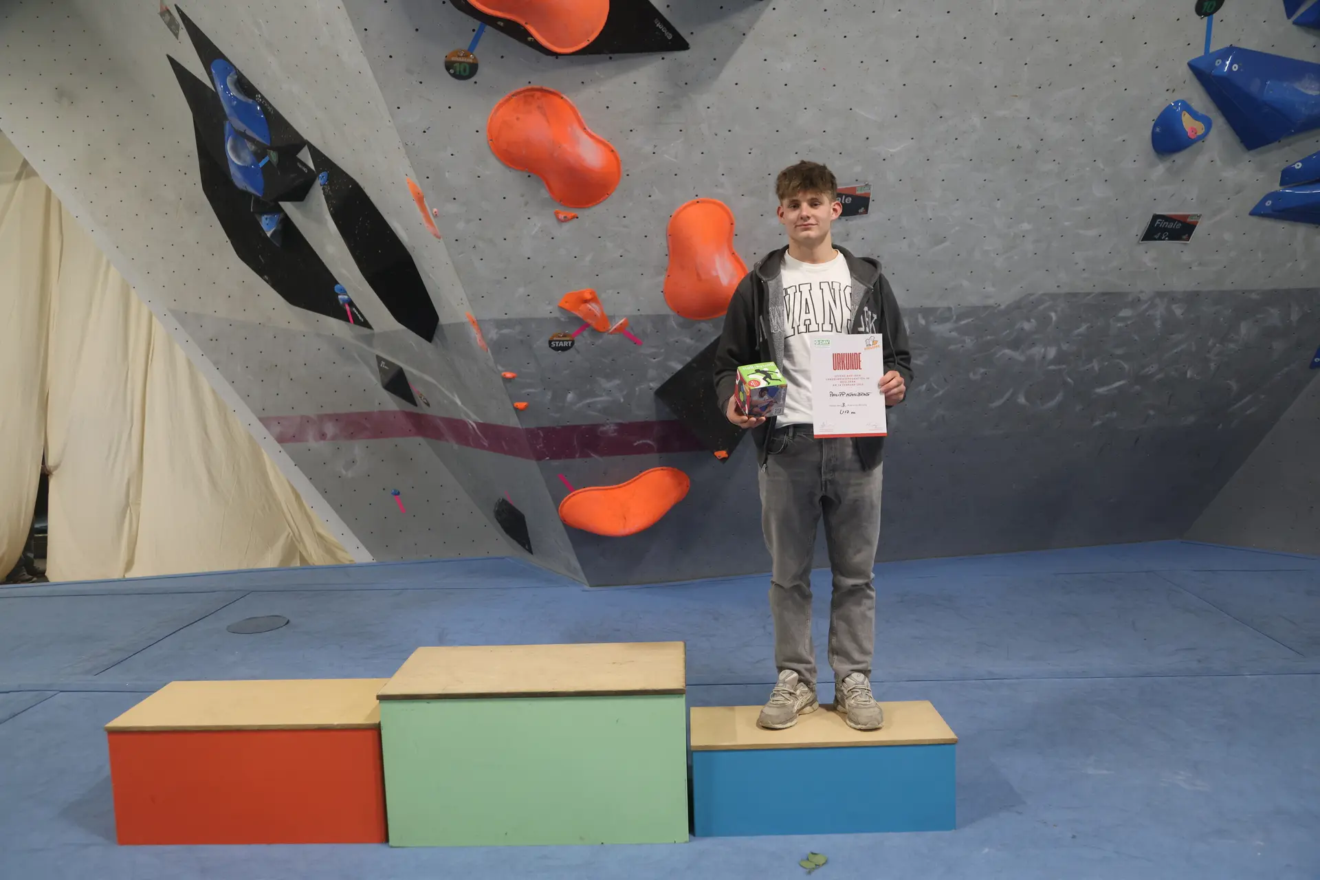 Tagessieger U17m | © DAV Landesverband Berlin