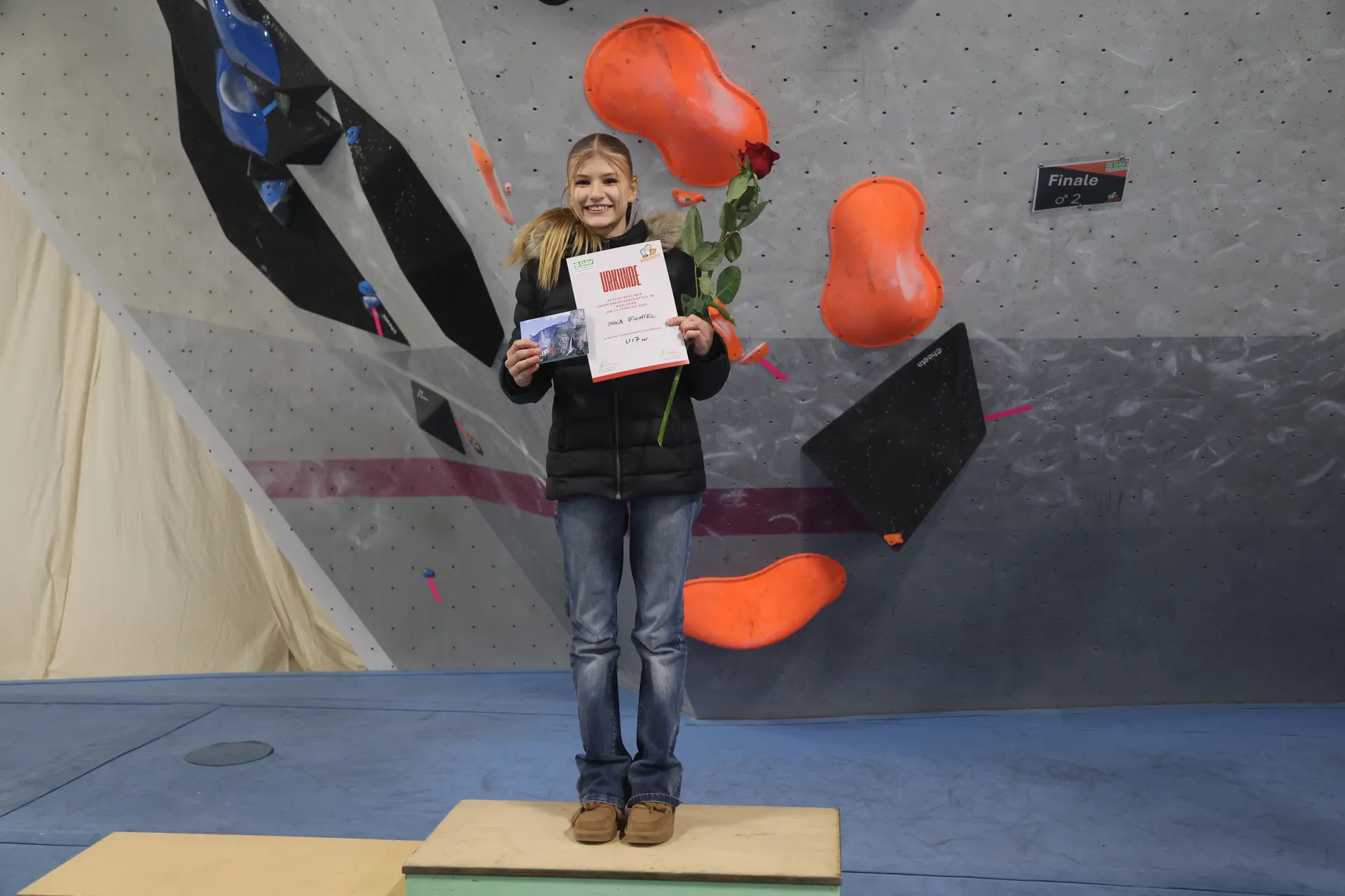 Landesmeisterin U17w | © DAV Landesverband Berlin